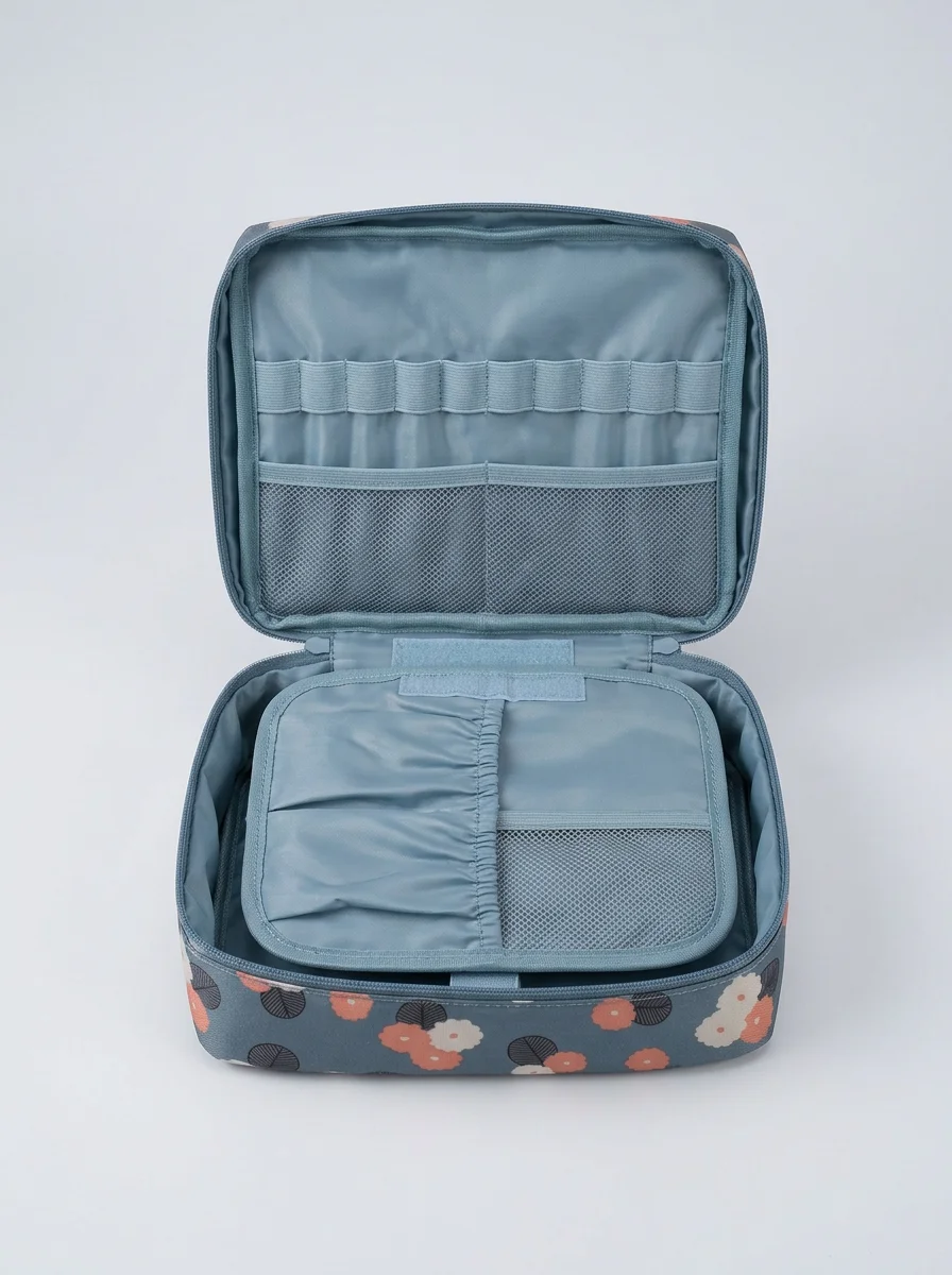 Sac à tricot imperméable compartimenté petit format - Vue 3 - Sac à tricot