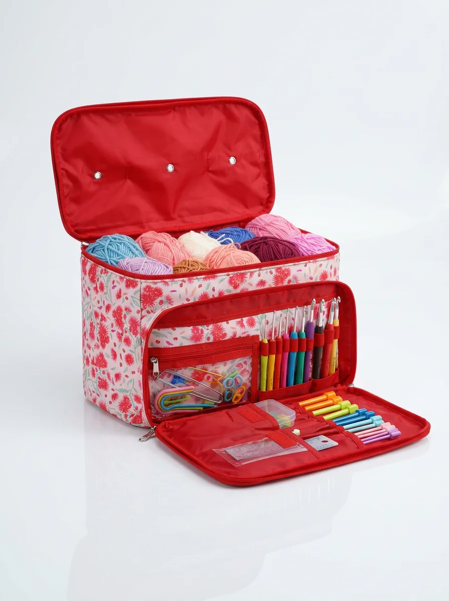 Sac à tricot imperméable grande capacité rangement couture - Vue 1 - Sac à tricot