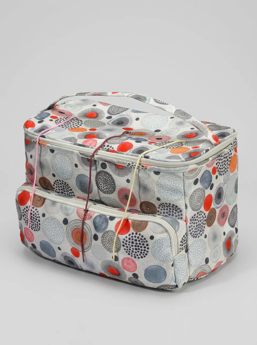 Sac à tricot imperméable haute capacité rangement aiguilles - Vue 8 - Sac à tricot