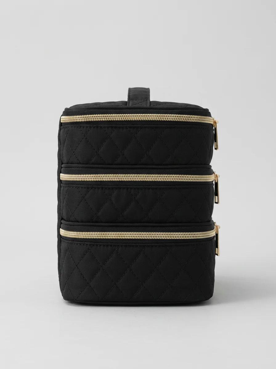 Sac à tricot matelassé multicouche organisation voyage - Vue 3 - Sac à tricot