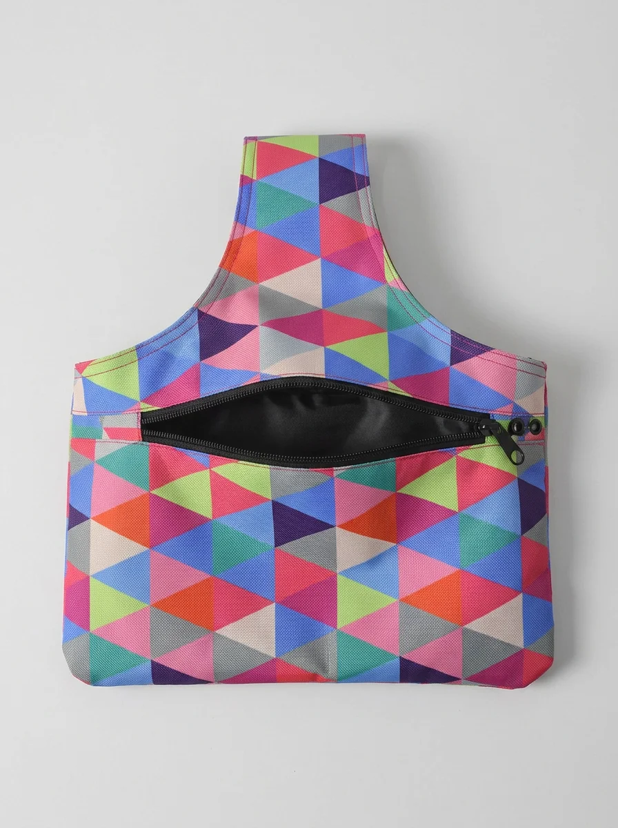 Sac à tricot nylon compact femme moderne - Vue 4 - Sac à tricot
