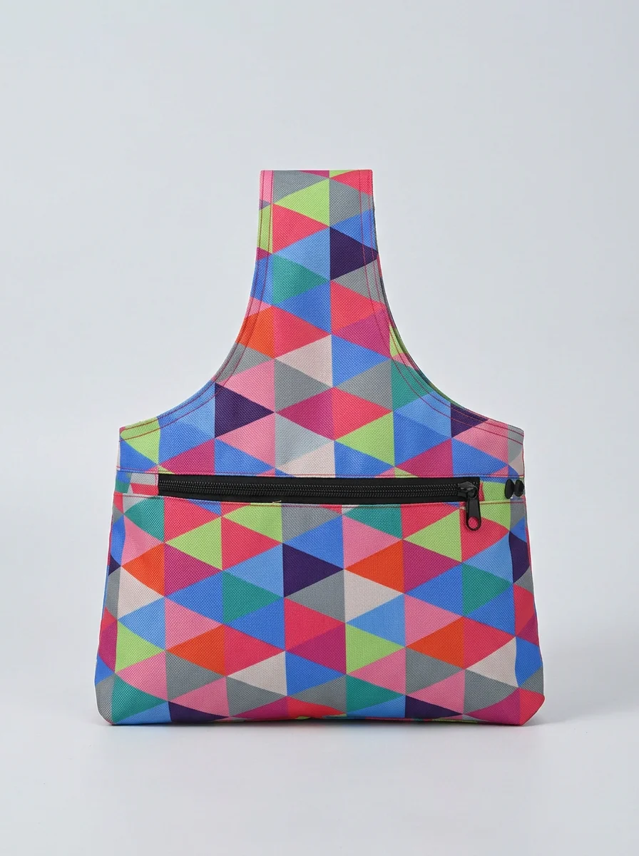 Sac à tricot nylon compact femme moderne - Vue 5 - Sac à tricot