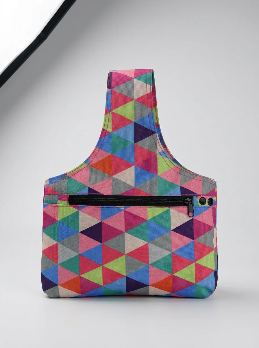 Sac à tricot nylon compact femme moderne - Vue 8 - Sac à tricot