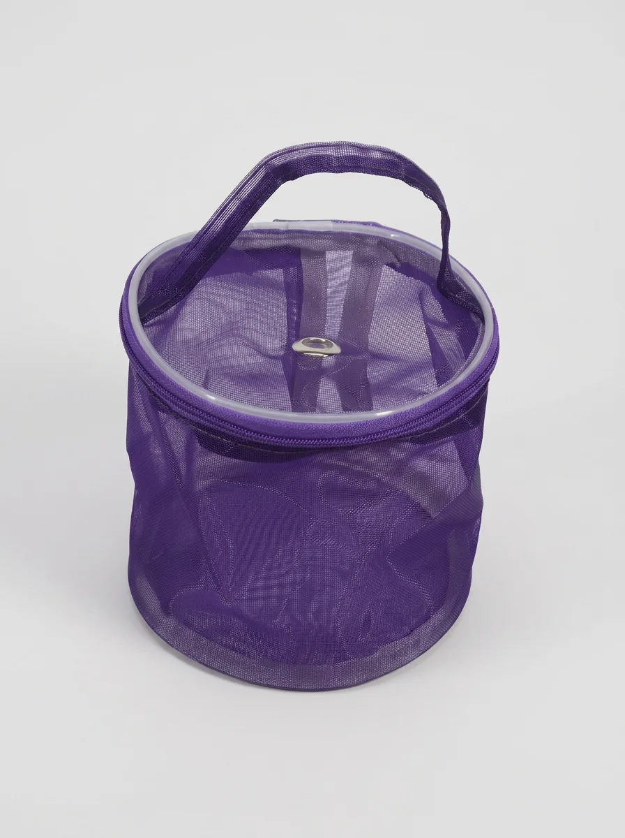Sac à tricot nylon filet organisateur pelotes - Vue 11 - Sac à tricot