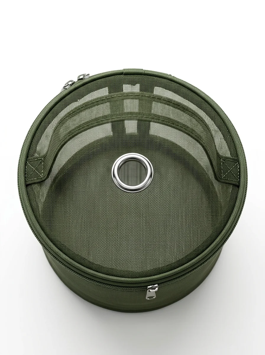 Sac à tricot nylon filet organisateur pelotes - Vue 3 - Sac à tricot