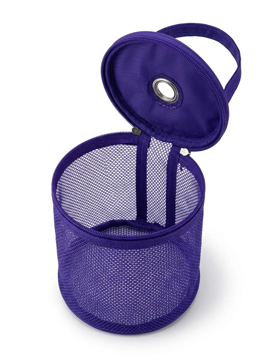 Sac à tricot nylon filet organisateur pelotes - Vue 4 - Sac à tricot