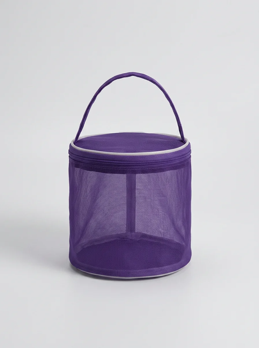 Sac à tricot nylon filet organisateur pelotes - Vue 7 - Sac à tricot