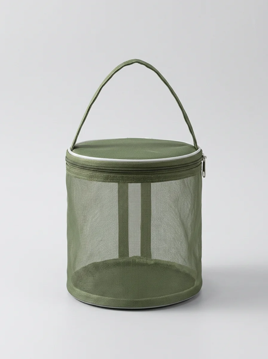 Sac à tricot nylon filet organisateur pelotes - Vue 8 - Sac à tricot
