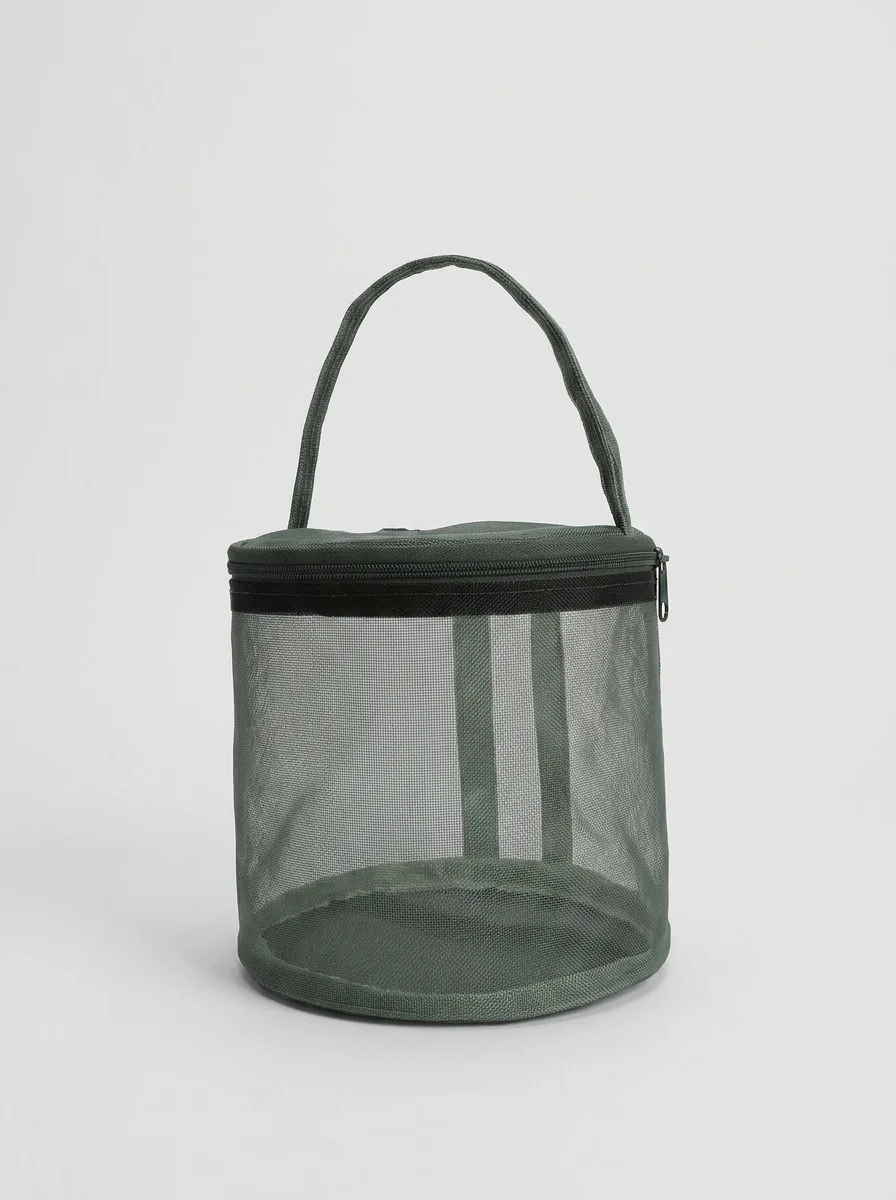 Sac à tricot nylon filet organisateur pelotes - Vue 9 - Sac à tricot