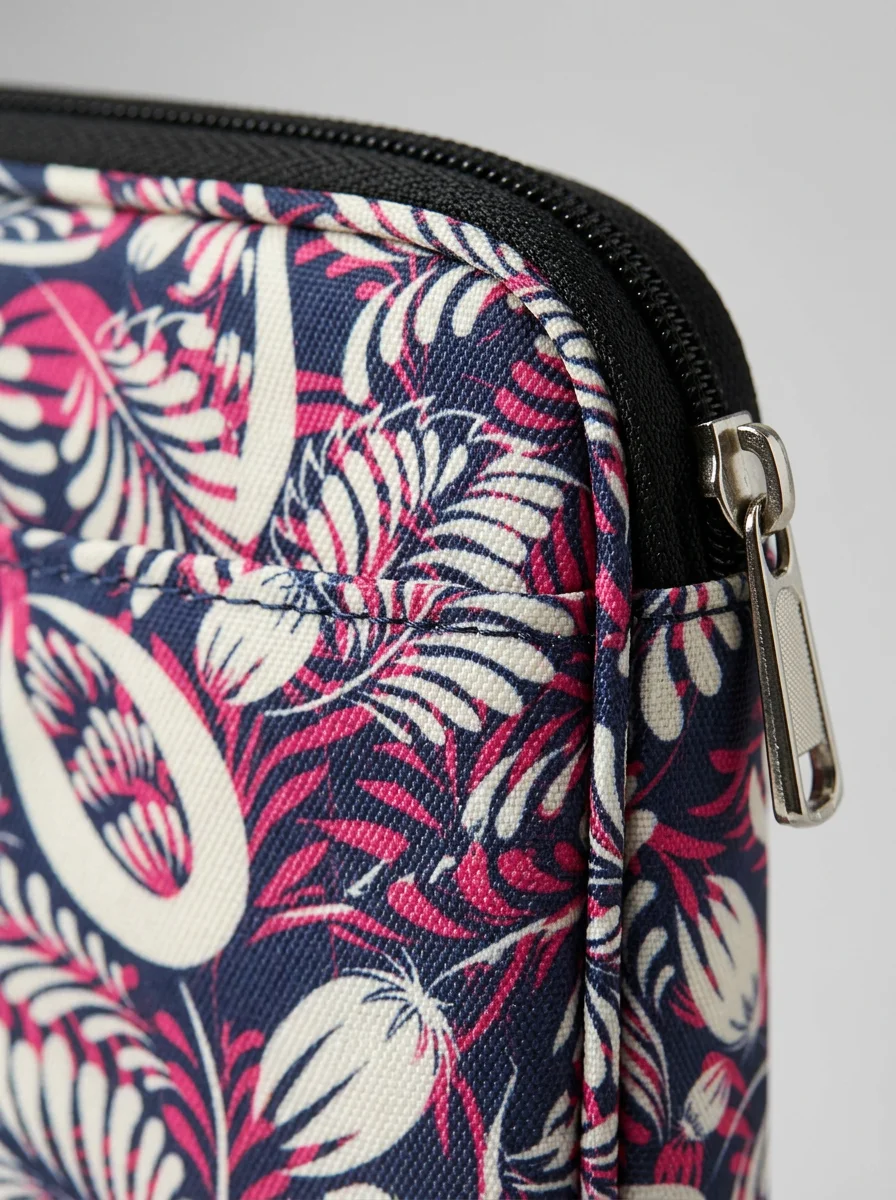 Sac à tricot nylon plat organisateur accessoires couture femme - Vue 4 - Sac à tricot