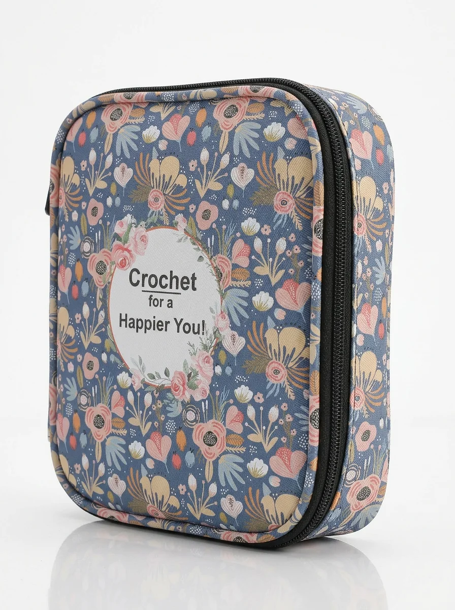 Sac à tricot rembourré crochet voyage - Vue 3 - Sac à tricot