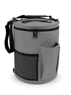 Sac à tricot toile grande capacité bandoulière pratique - Vue 1 - Sac à tricot