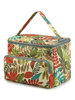 Sac à tricot toile grande capacité organisateur transport - Vue 1 - Sac à tricot
