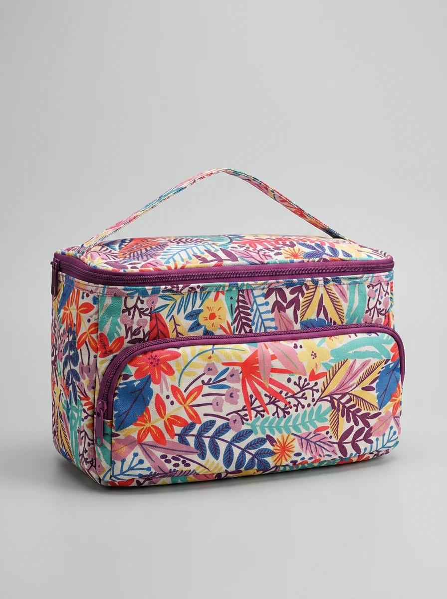 Sac à tricot toile grande capacité organisateur transport - Vue 10 - Sac à tricot