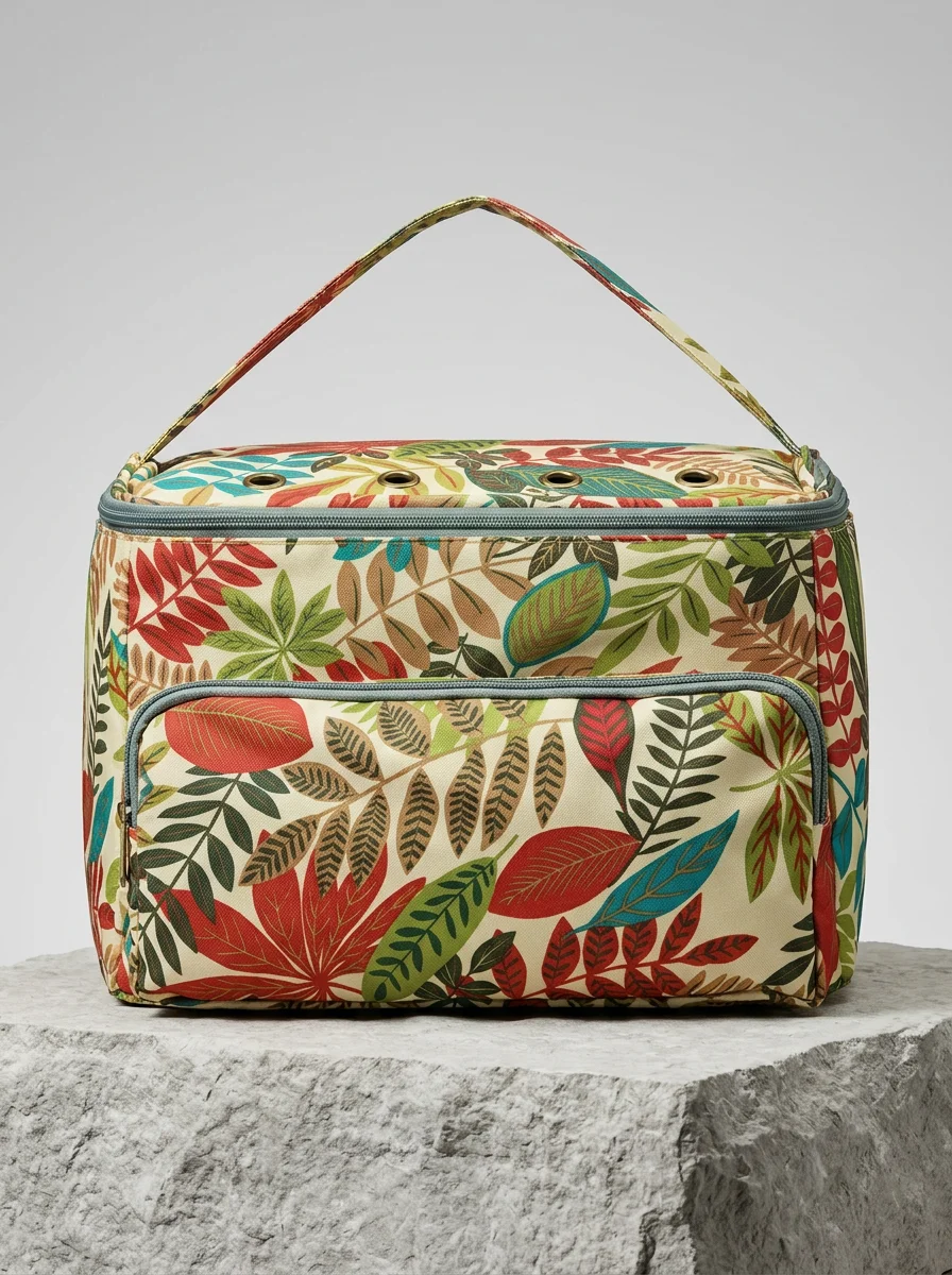 Sac à tricot toile grande capacité organisateur transport - Vue 2 - Sac à tricot