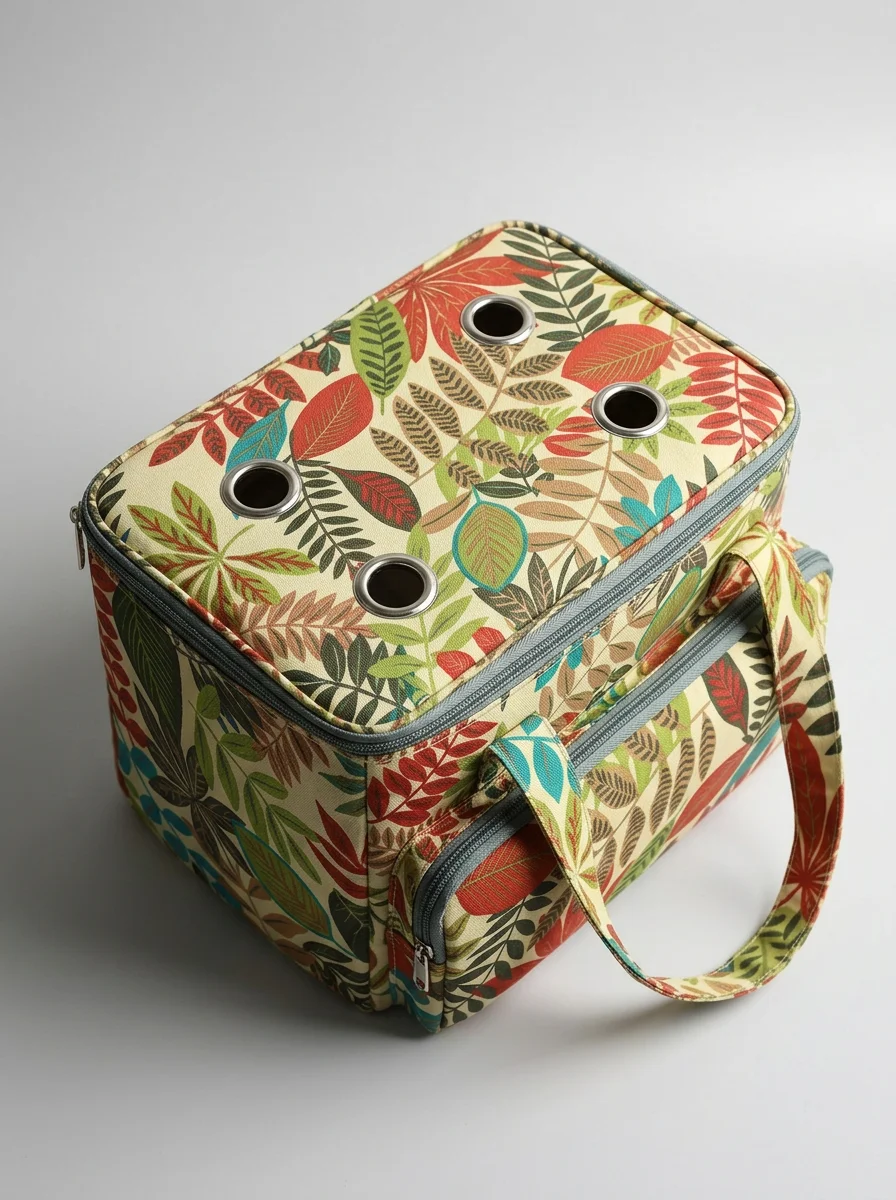 Sac à tricot toile grande capacité organisateur transport - Vue 3 - Sac à tricot