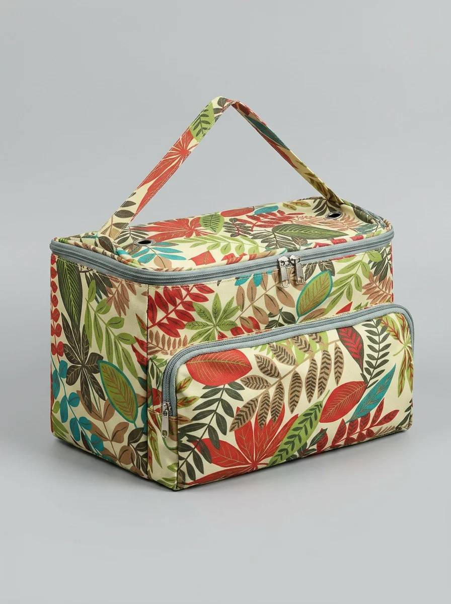 Sac à tricot toile grande capacité organisateur transport - Vue 5 - Sac à tricot
