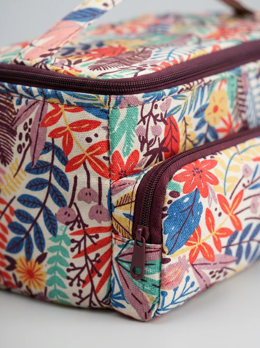 Sac à tricot toile grande capacité organisateur transport - Vue 8 - Sac à tricot