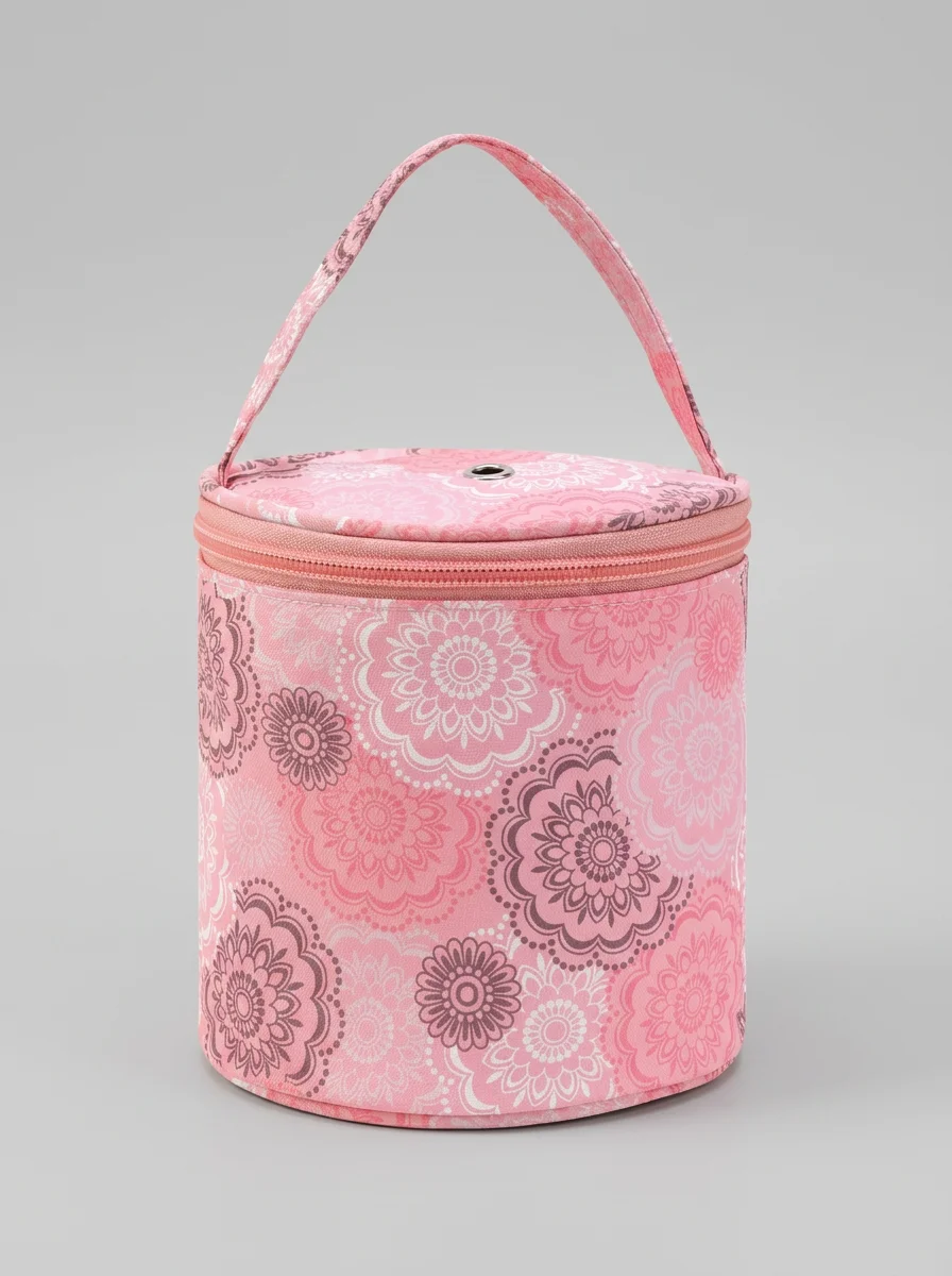 Sac à tricot toile imperméable compact nomade débutant - Vue 13 - Sac à tricot