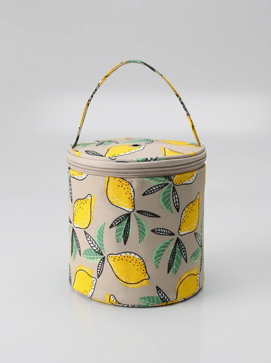Sac à tricot toile imperméable compact nomade débutant - Vue 6 - Sac à tricot