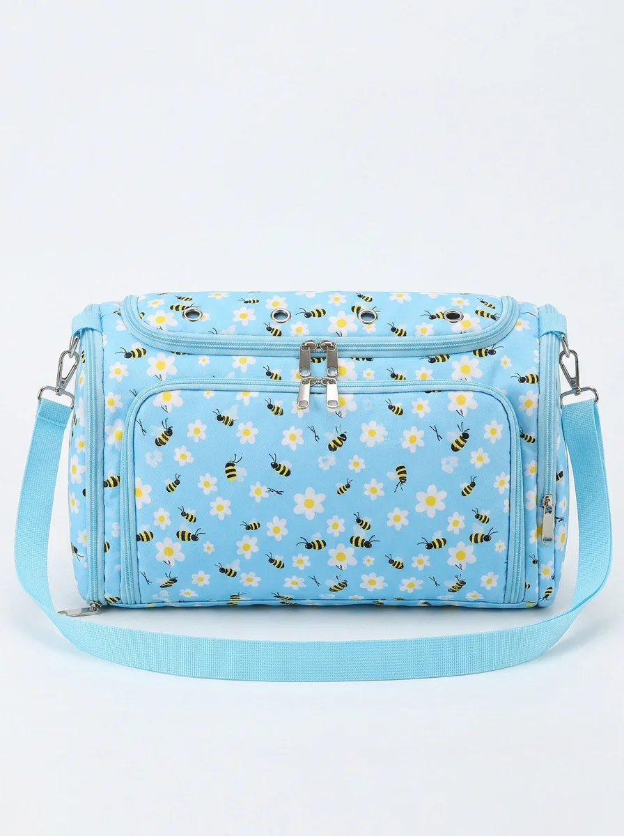Sac à tricot toile oxford voyage multipoche - Vue 1 - Sac à tricot