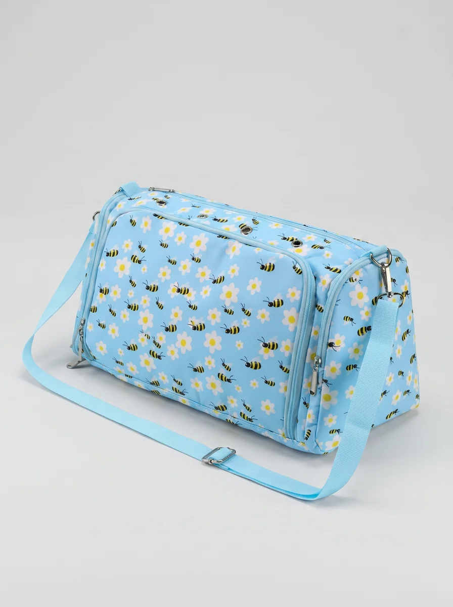 Sac à tricot toile oxford voyage multipoche - Vue 12 - Sac à tricot