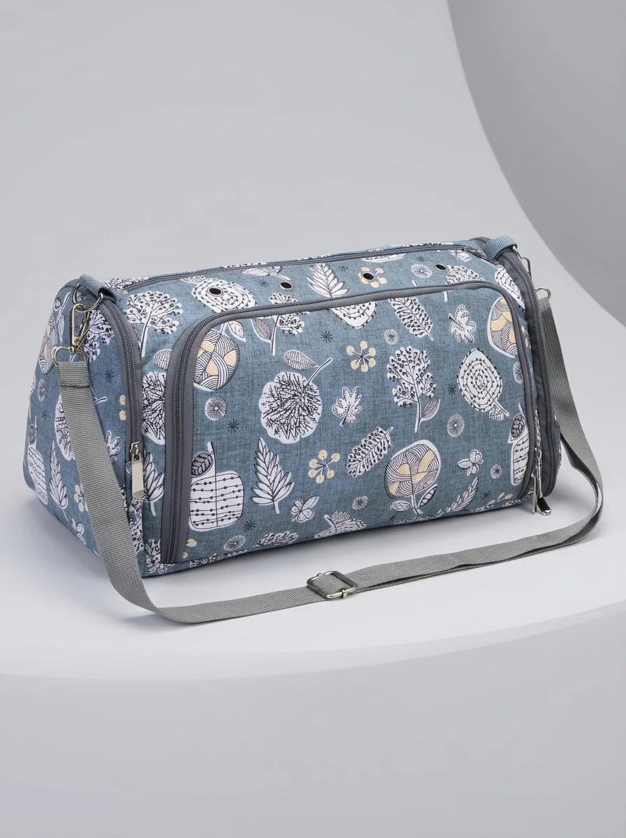 Sac à tricot toile oxford voyage multipoche - Vue 13 - Sac à tricot