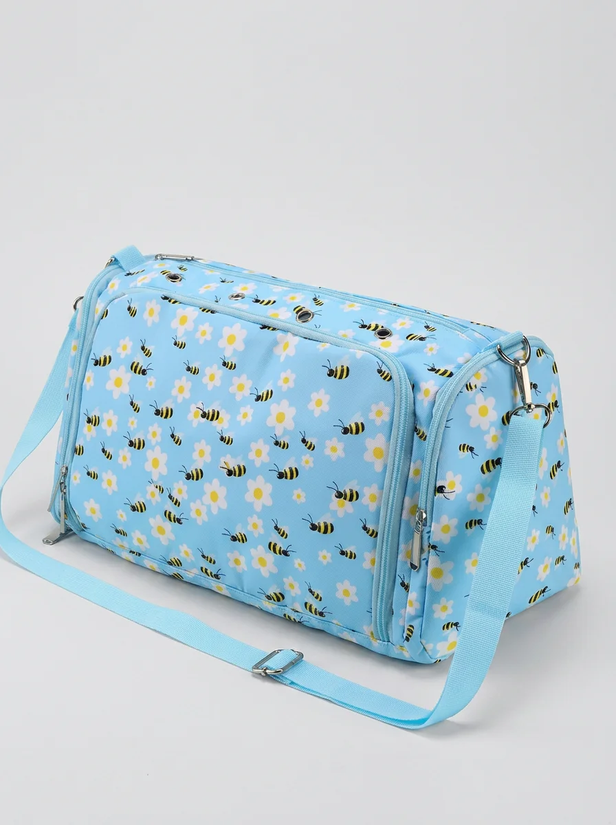 Sac à tricot toile oxford voyage multipoche - Vue 9 - Sac à tricot