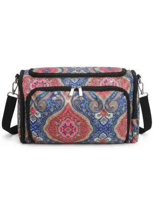 Sac à tricot toile oxford voyage organisateur crochet - Vue 1 - Sac à tricot